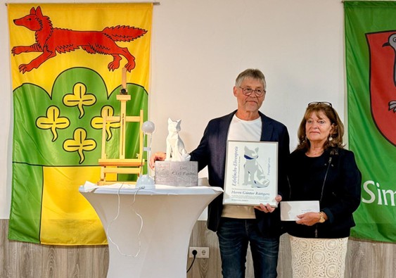 Bildtitel Günter Rüttgers mit Martina Schrimpf